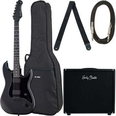 Harley Benton ST-20HH Active SBK DNAFX Amp20 elektriskās ģitāras komplekts