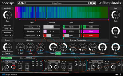 Plugin Alliance Unfiltered Audio SpecOps vairāku efektu spraudnis