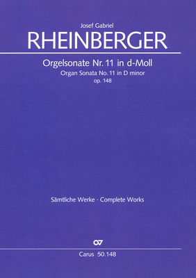 Carus Verlag Rheinberger Orgelsonate Nr. 11