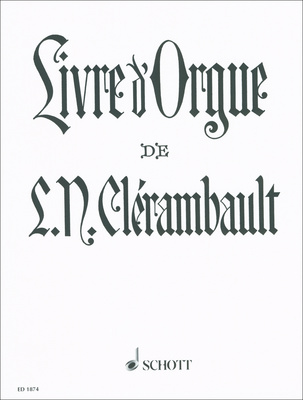 Clérambault Livre d' Orgue