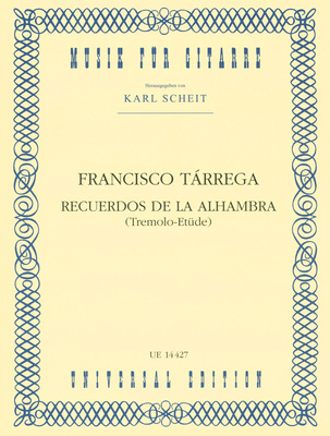 Universal Edition Tárrega Recuerdos de la Alhamb
