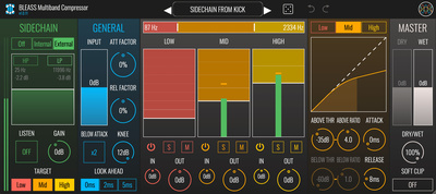 Bleass Multiband Compressor dinamiskais spraudnis