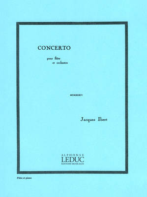 Alphonse Leduc Ibert Concerto for Flute