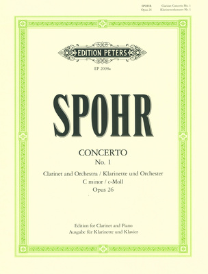 Edition Peters Spohr Konzert für Klarinette