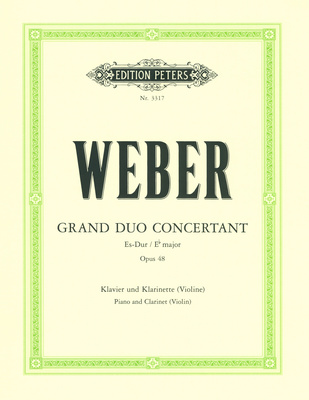 Edition Peters Weber Grand Duo Concertant