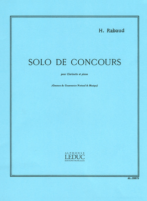Alphonse Leduc Rabaud Solo De Concours