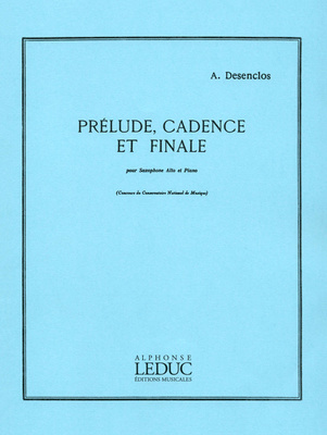 Alphonse Leduc Desenclos Prélude, Cadence