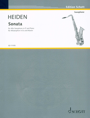 Schott Heiden Sonata notis saksofonam