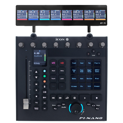 Icon P1-Nano & D5 Display B B-Stock DAW kontrolieris