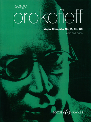 Boosey & Hawkes Prokofjew Violinkonzert Nr. 2 notis vijolei