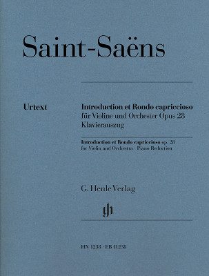 Henle Verlag Saint-Saëns Introduction notis vijolei
