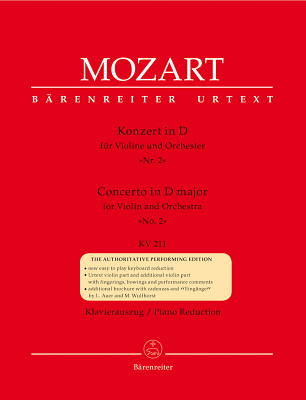 Bärenreiter Mozart Violinkonzert Nr. 2