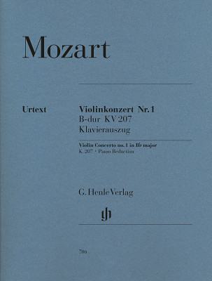 Henle Verlag Mozart Violinkonzert Nr. 1 notis vijolei
