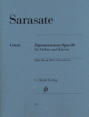 Henle Verlag Sarasate Zigeunerweisen op. 20 notis vijolei