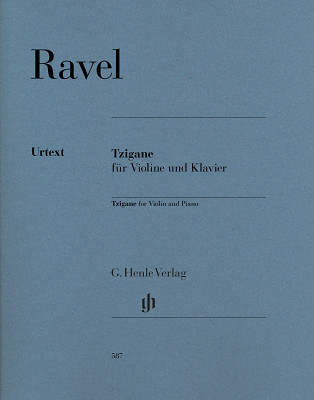 Henle Verlag Ravel Tzigane nošu izdevums vijolei