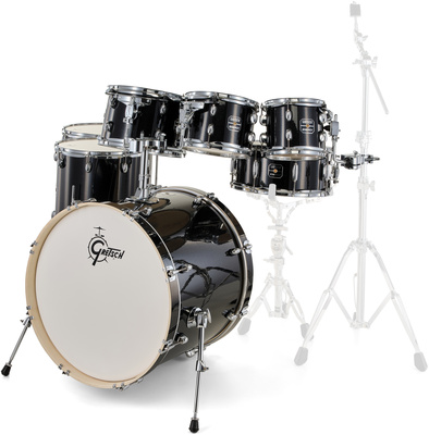 Gretsch Drums Energy Black Sparkle 7pcs Set bungu korpusu komplekts