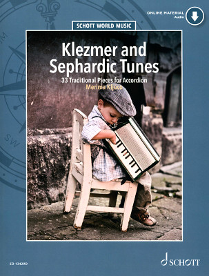 Schott Klezmer and Sephardic Tunes akordeona dziesmu grāmata