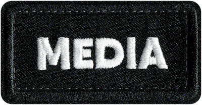 CRDBAG Patches Media 3 Pcs uzšuves komplekts