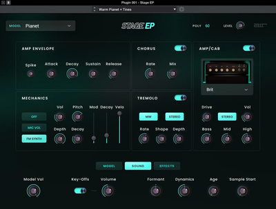 AIR Music Technology Stage EP virtuālais elektriskais pianīns