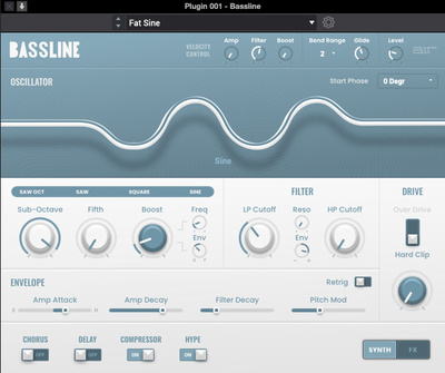 AIR Music Technology Bassline