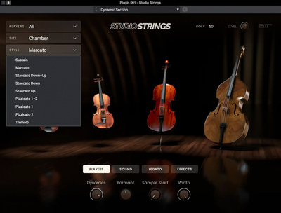 AIR Music Technology Studio Strings virtuālais orķestra spraudnis