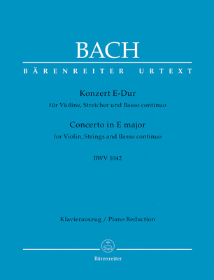 Bärenreiter Bach Violinkonzert E-Dur