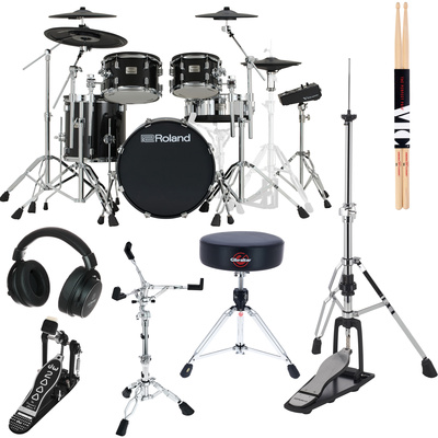 Roland VAD516 V-Drum Kit Bundle elektroniskais bungu komplekts