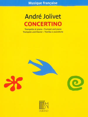 Editions Durand Jolivet Concertino notis trompetei un klavierēm