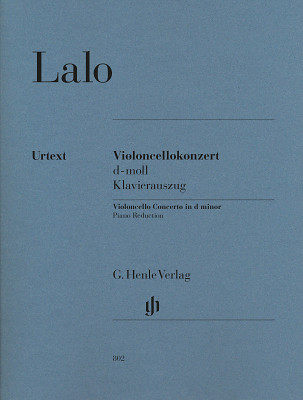 Henle Verlag Lalo Violoncellokonzert d-moll nošu izdevums