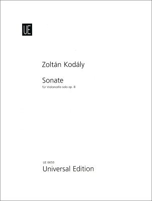 Universal Edition Kodály Sonate op. 8