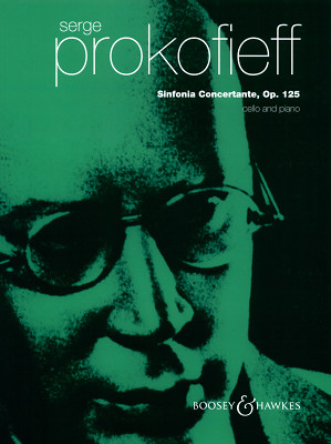 Boosey & Hawkes Prokofjew Sinfonisches Concert notis čellam