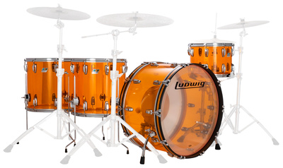 Ludwig Vistalite ZEP Set Amber bungu korpusu komplekts