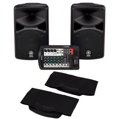 Yamaha Stagepas 400BT Cover Bundle mini PA sistēma