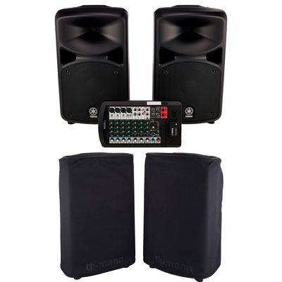Yamaha Stagepas 600BT Cover Bundle mini PA sistēma
