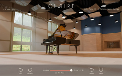 Native Instruments Claire klavieru bibliotēka