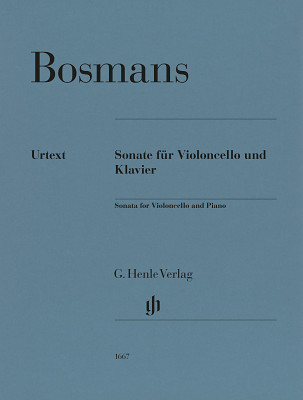 Henle Verlag Bosmans Violoncellosonate notis čellam