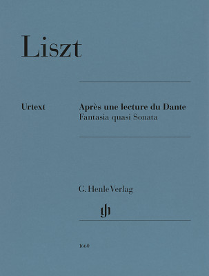 Henle Verlag Liszt Après une Lecture klavieru notis