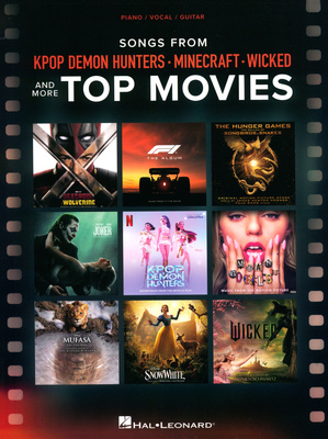 Hal Leonard Songs from Top Movies dziesmu grāmata klavierēm