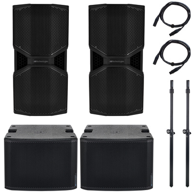 dB Technologies Reevo 210/Sub 915 Power Bundle aktīvais PA skaļruņu komplekts