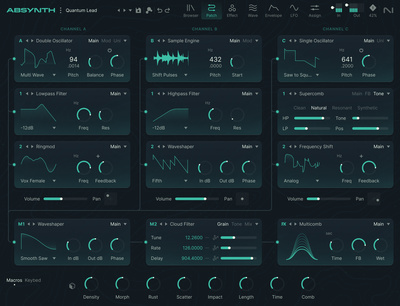 Native Instruments Absynth 6 sintezatora spraudnis