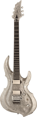 ESP FRX Liquid Metal Silver elektriskā ģitāra