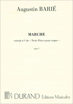Editions Durand Barié Marche Op. 7 No. 1 ērģeļu notis