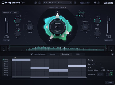 Eventide Temperance Pro reverb spraudnis