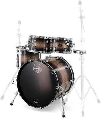 Mapex Saturn VI Fusion Black Ink bungu korpusu komplekts