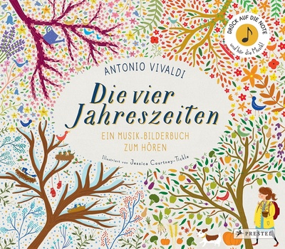 Prestel Verlag Die vier Jahreszeiten bērnu mūzikas mācību grāmata