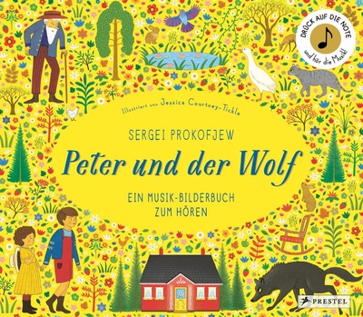 Prestel Verlag Peter und der Wolf bērnu mūzikas mācību grāmata