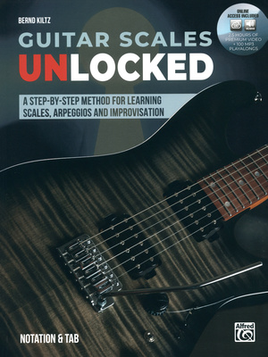 Alfred Music Publishing Scales Unlocked mācību grāmata ģitārai