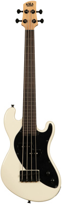 Kala U-Bass 4 Sweet Cream Fretless elektriskais īsās mensūras bass