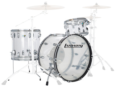 Ludwig Vistalite ProBeat Set Clear bungu korpusu komplekts
