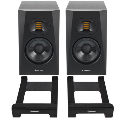 ADAM Audio T5V Tilt Stand Set aktīvo tuvā lauka studijas monitoru komplekts